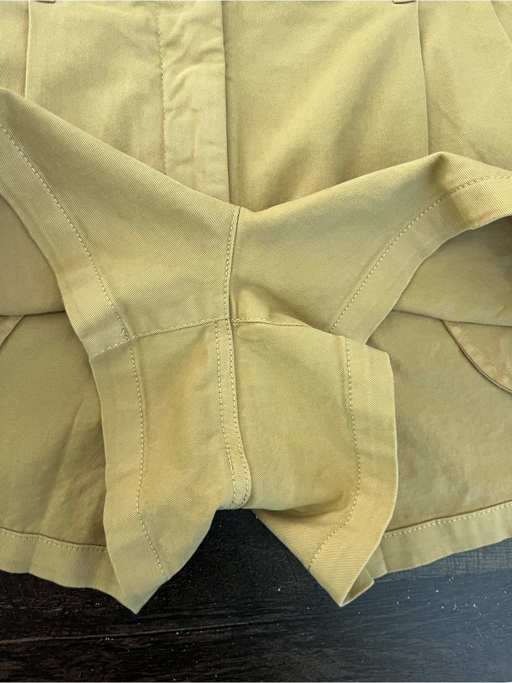 J. Crew Tan High-Rise Tailored Shorts 12 - Picture 9 of 11
